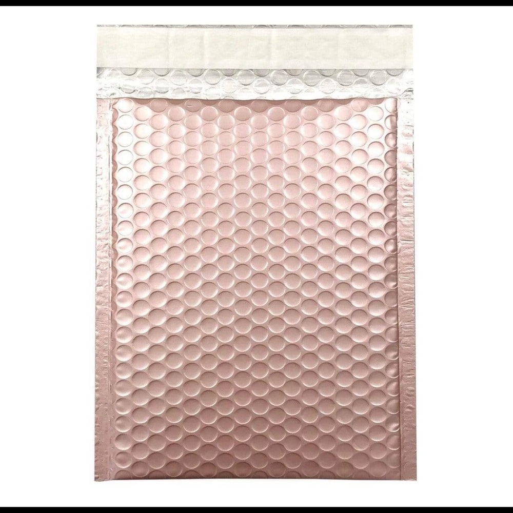 Matte Rose Gold Bubble Mailers 20 Piece 6x10 - Picture 3 of 7